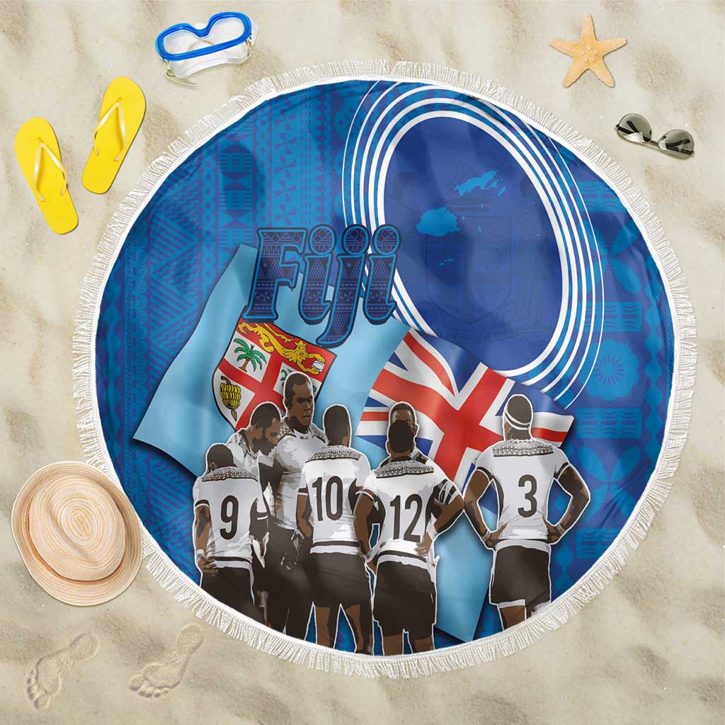 Fiji Rugby Sevens Beach Blanket Commemorate Gold Medal - Rio de Janeiro 2016