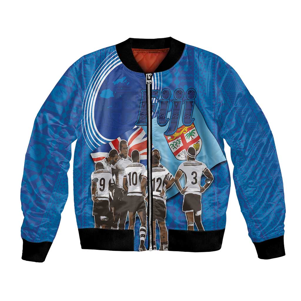 Fiji Rugby Sevens Bomber Jacket Commemorate Gold Medal - Rio de Janeiro 2016