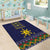 Philippines Merry Christmas Area Rug Maligayang Pasko with Parol and Xmas Pattern Barong Style