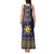 Philippines Merry Christmas Tank Maxi Dress Maligayang Pasko with Parol and Xmas Pattern Barong Style