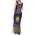 Philippines Merry Christmas Tank Maxi Dress Maligayang Pasko with Parol and Xmas Pattern Barong Style