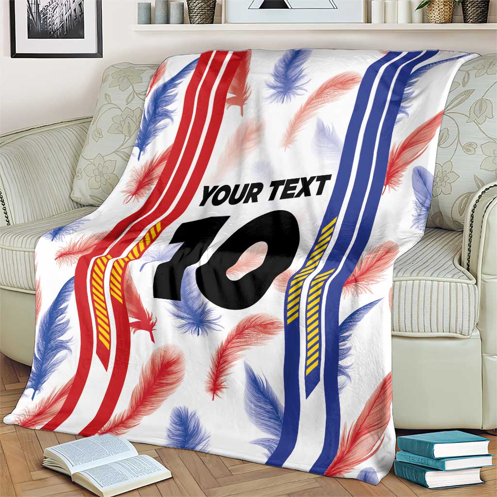 Custom Philippines Champions Football Jersey Blanket