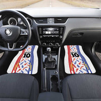 Custom Philippines Champions Football Jersey Car Mats