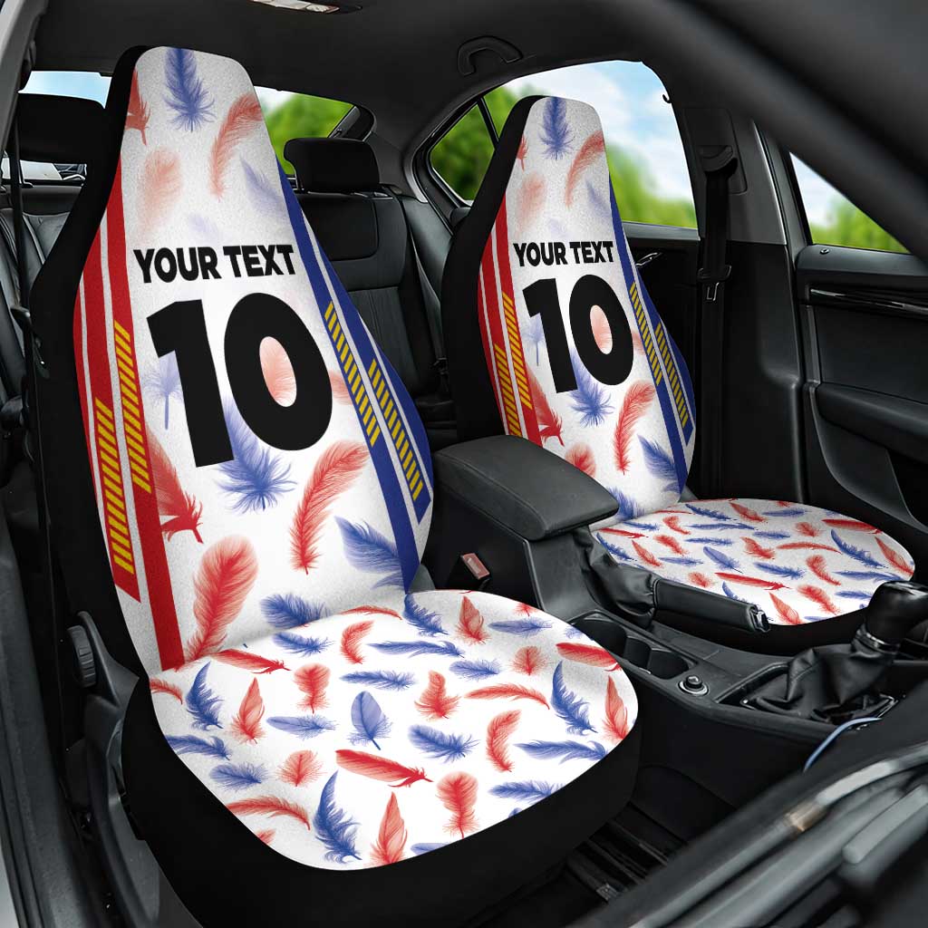 Custom Philippines Champions Football Jersey Car Seat Cover