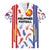 Custom Philippines Champions Football Jersey Family Matching Off Shoulder Maxi Dress and Hawaiian Shirt