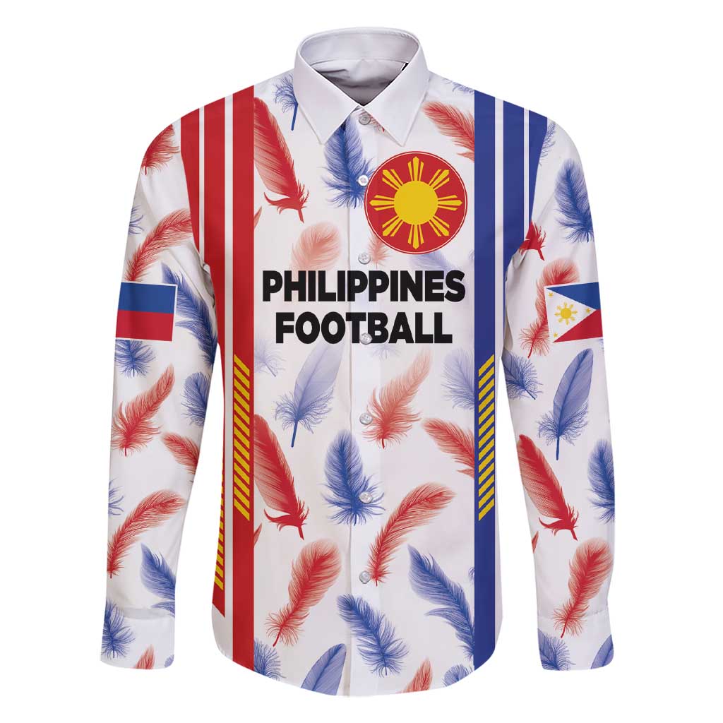 Custom Philippines Champions Football Jersey Family Matching Short Sleeve Bodycon Dress and Hawaiian Shirt