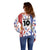 Custom Philippines Champions Football Jersey Off Shoulder Sweater