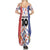 Custom Philippines Champions Football Jersey Summer Maxi Dress