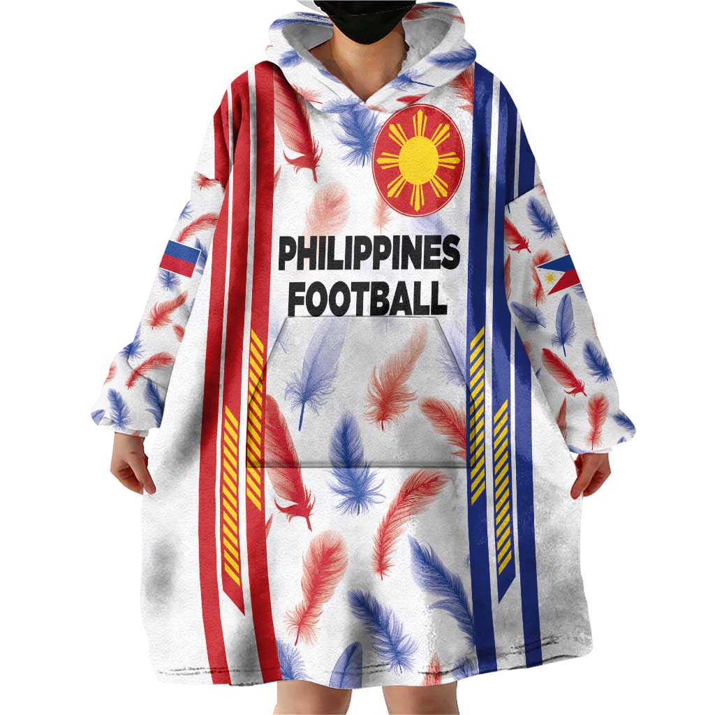 Custom Philippines Champions Football Jersey Wearable Blanket Hoodie