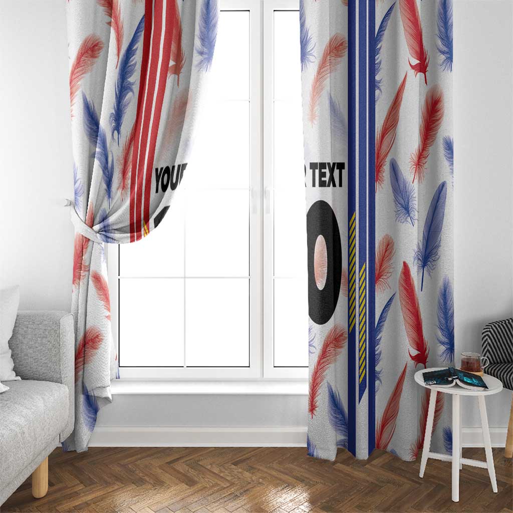 Custom Philippines Champions Football Jersey Window Curtain