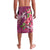 Hawaiian Turtle Love Couple Lavalava - Sweet Hibiscus and Kakau Pattern Rose Color