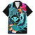 Hawaii Hawaiian Shirt Whale Mix Hibiscus and Kanaka Maoli LT03 Black - Polynesian Pride