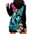 Hawaii Hoodie Dress Whale Mix Hibiscus and Kanaka Maoli LT03 - Polynesian Pride