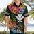 Hawaii Lei Day Hawaiian Shirt Hibiscus Wreath and Polynesian Pattern