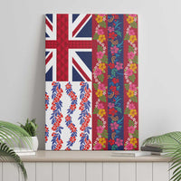 Hawaiian Lei Canvas Wall Art National Flag Striped Style