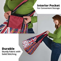 Hawaiian Lei Grocery Bag National Flag Striped Style