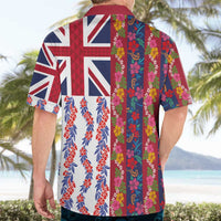Hawaiian Lei Hawaiian Shirt National Flag Striped Style