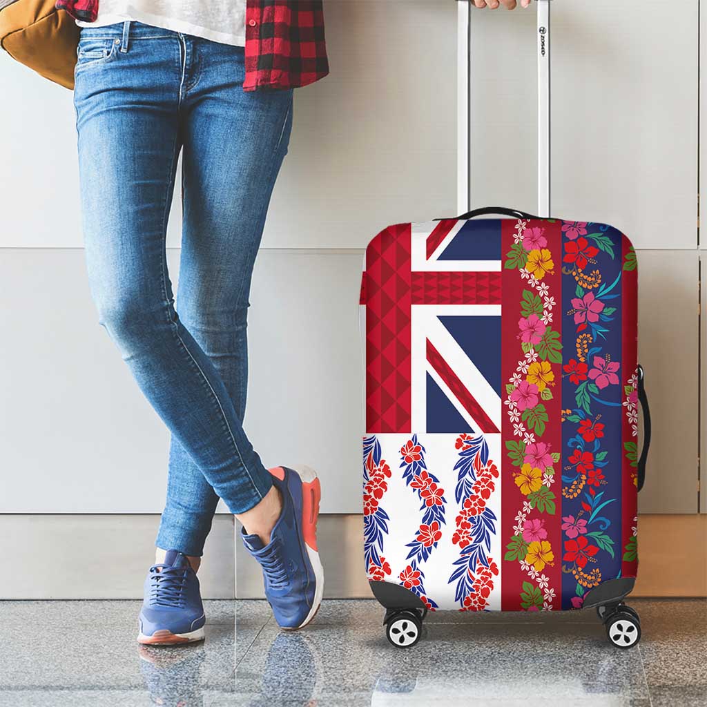 Hawaiian Lei Luggage Cover National Flag Striped Style