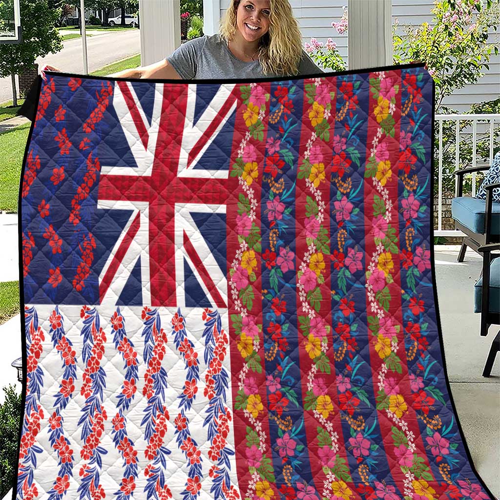 Hawaiian Lei Quilt National Flag Striped Style