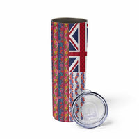 Hawaiian Lei Skinny Tumbler National Flag Striped Style