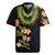 Hawaiian Lei Plumeria and Tropical Leaves Rugby Jersey Watercolor Style