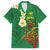 Hawaii Turtle Plumeria Flower Hawaiian Shirt Polynesian Pattern Green Color