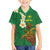 Hawaii Turtle Plumeria Flower Hawaiian Shirt Polynesian Pattern Green Color