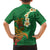 Hawaii Turtle Plumeria Flower Hawaiian Shirt Polynesian Pattern Green Color