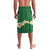 Hawaii Turtle Plumeria Flower Lavalava Polynesian Pattern Green Color