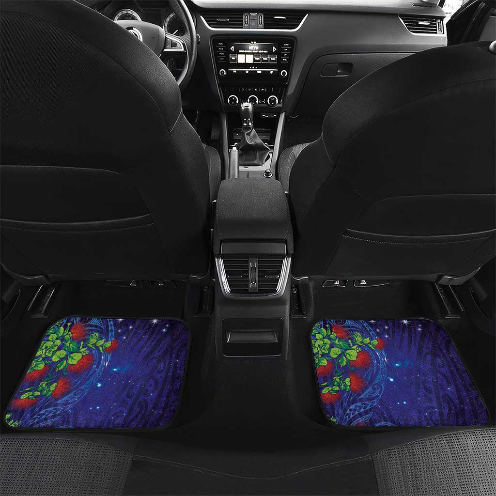 Matariki New Zealand Maori and Pohutukawa Car Mats Galaxy Blue Sky Style