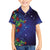 Matariki New Zealand Maori and Pohutukawa Family Matching Long Sleeve Bodycon Dress and Hawaiian Shirt Galaxy Blue Sky Style