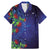 Matariki New Zealand Maori and Pohutukawa Family Matching Mermaid Dress and Hawaiian Shirt Galaxy Blue Sky Style