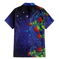 Matariki New Zealand Maori and Pohutukawa Family Matching Mermaid Dress and Hawaiian Shirt Galaxy Blue Sky Style