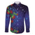 Matariki New Zealand Maori and Pohutukawa Family Matching Short Sleeve Bodycon Dress and Hawaiian Shirt Galaxy Blue Sky Style