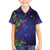 Matariki New Zealand Maori and Pohutukawa Family Matching Short Sleeve Bodycon Dress and Hawaiian Shirt Galaxy Blue Sky Style