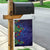 Matariki New Zealand Maori and Pohutukawa Garden Flag Galaxy Blue Sky Style