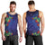 Matariki New Zealand Maori and Pohutukawa Men Tank Top Galaxy Blue Sky Style