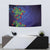Matariki New Zealand Maori and Pohutukawa Tapestry Galaxy Blue Sky Style
