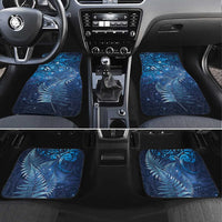 Matariki New Zealand Maori Silver Fern Car Mats Galaxy Blue Sky Style