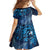 Matariki New Zealand Maori Silver Fern Family Matching Mermaid Dress and Hawaiian Shirt Galaxy Blue Sky Style