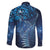 Matariki New Zealand Maori Silver Fern Family Matching Mermaid Dress and Hawaiian Shirt Galaxy Blue Sky Style