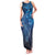 Matariki New Zealand Maori Silver Fern Family Matching Tank Maxi Dress and Hawaiian Shirt Galaxy Blue Sky Style