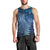 Matariki New Zealand Maori Silver Fern Men Tank Top Galaxy Blue Sky Style