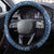 Matariki New Zealand Maori Silver Fern Steering Wheel Cover Galaxy Blue Sky Style