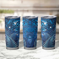 Matariki New Zealand Maori Silver Fern Tumbler Cup Galaxy Blue Sky Style