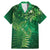 Matariki New Zealand Maori Silver Fern Family Matching Mermaid Dress and Hawaiian Shirt Galaxy Green Sky Style