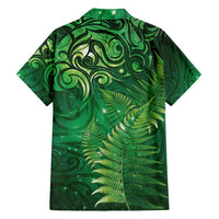 Matariki New Zealand Maori Silver Fern Family Matching Tank Maxi Dress and Hawaiian Shirt Galaxy Green Sky Style