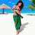 New Zealand Matariki Fern Frond Koru Sarong with Galaxy Blue Sky and Green Paua Shell Art