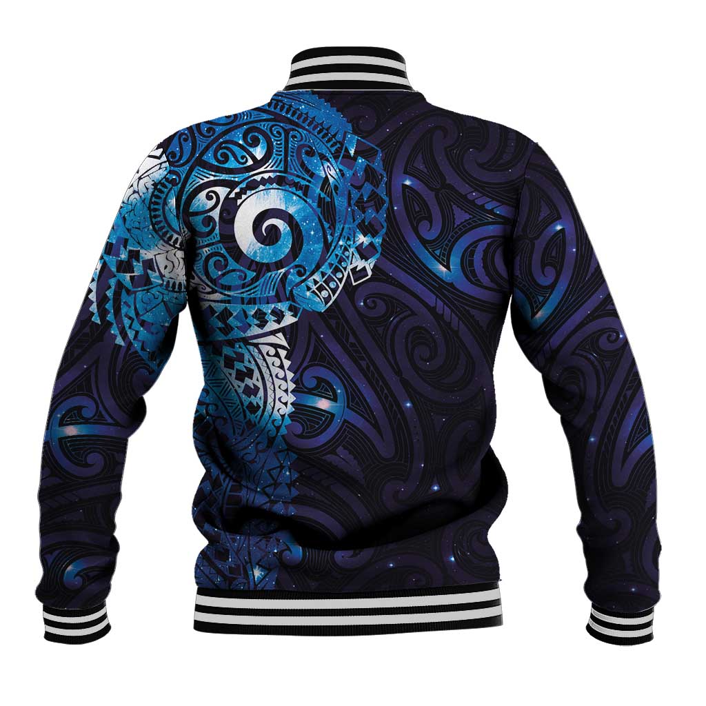 Matariki New Zealand Maori Koru Art Tattoo Baseball Jacket New Year Galaxy Blue Sky Style