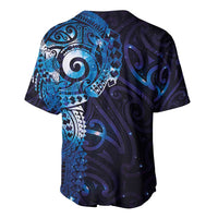 Matariki New Zealand Maori Koru Art Tattoo Baseball Jersey New Year Galaxy Blue Sky Style